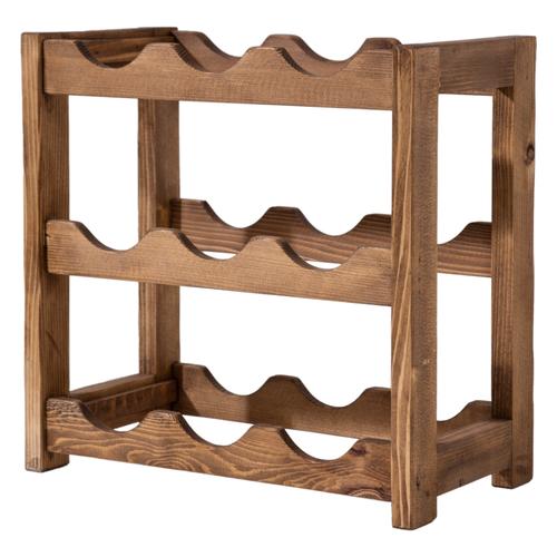  MİNİ AHŞAP ŞARAP STANDI TRES