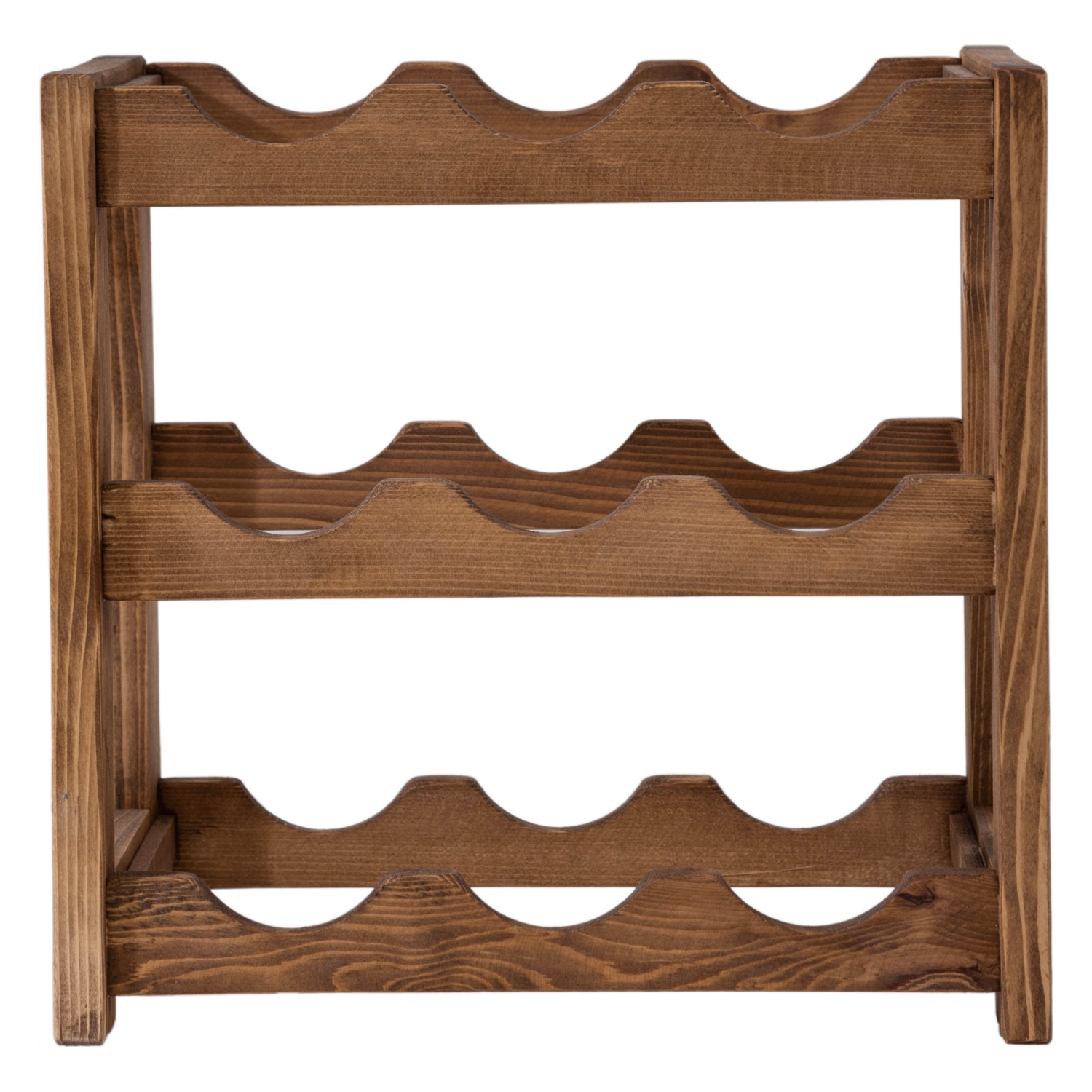 MİNİ AHŞAP ŞARAP STANDI TRES