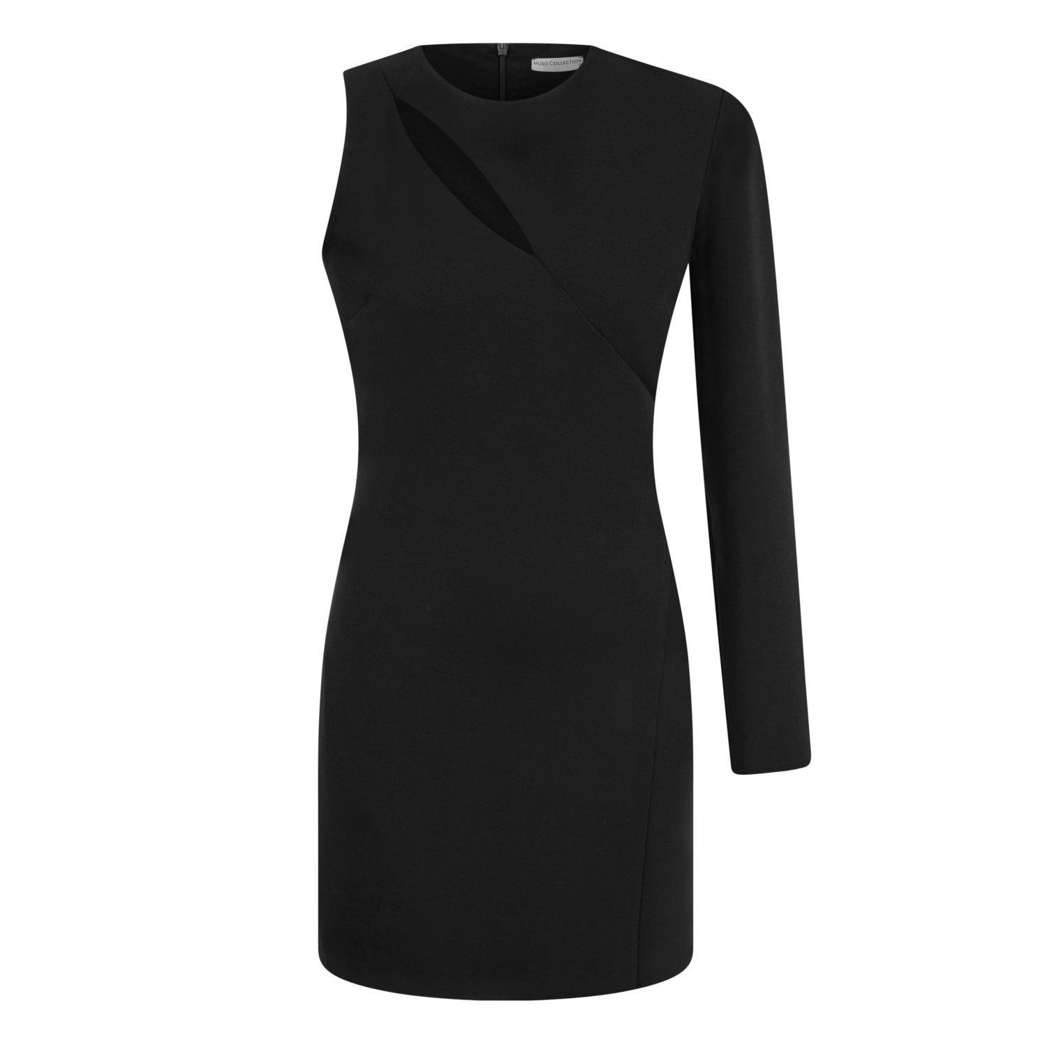 TEK OMUZ MİNİ ELBİSE