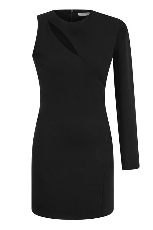  TEK OMUZ MİNİ ELBİSE