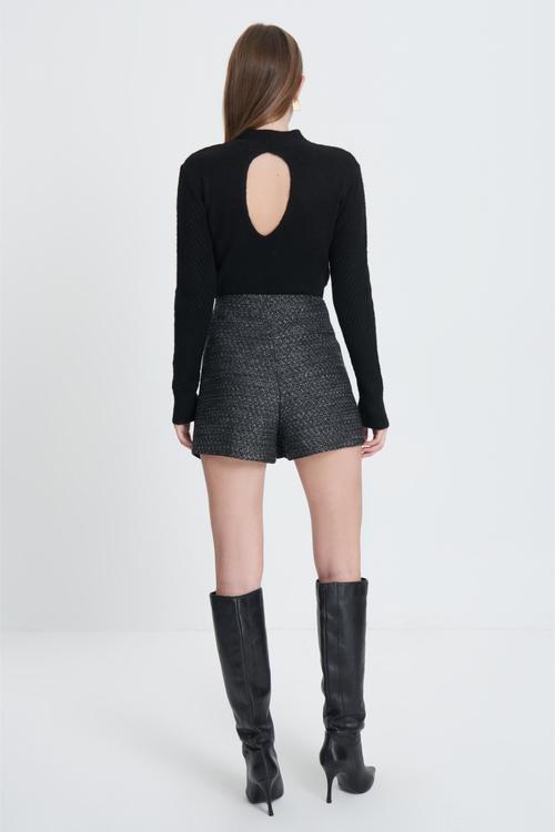  DAR KESİM ŞORT ETEK