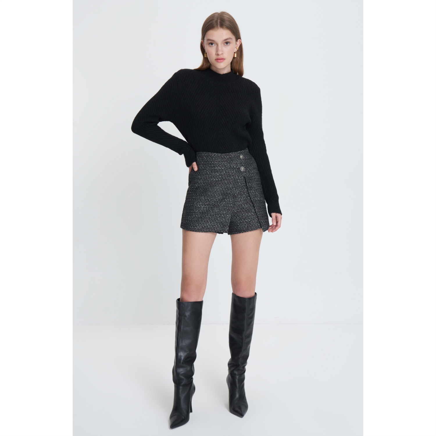 DAR KESİM ŞORT ETEK