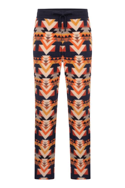  STRAIGHT FIT DESENLİ POLAR PİJAMA ALTI