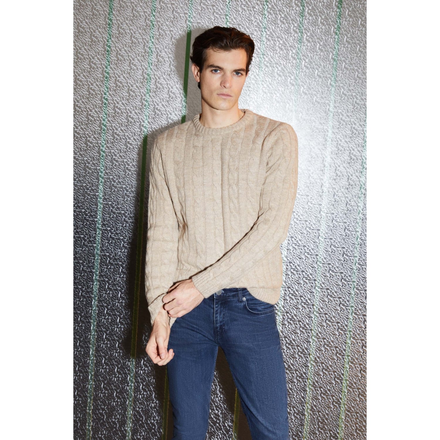 SAÇ ÖRGÜ BİSİKLET YAKA TRİKO KAZAK