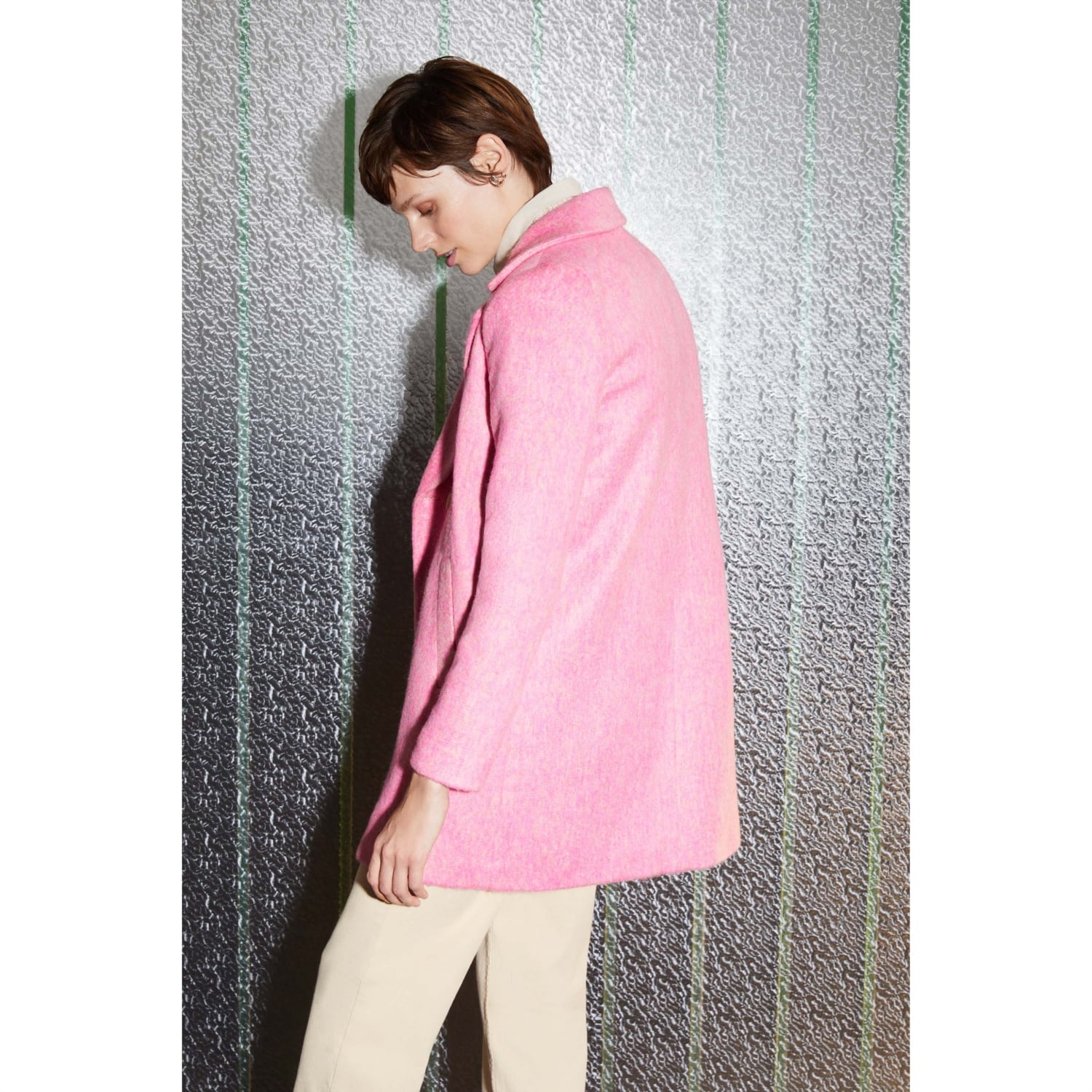 DÜĞMELİ KAŞE PALTO