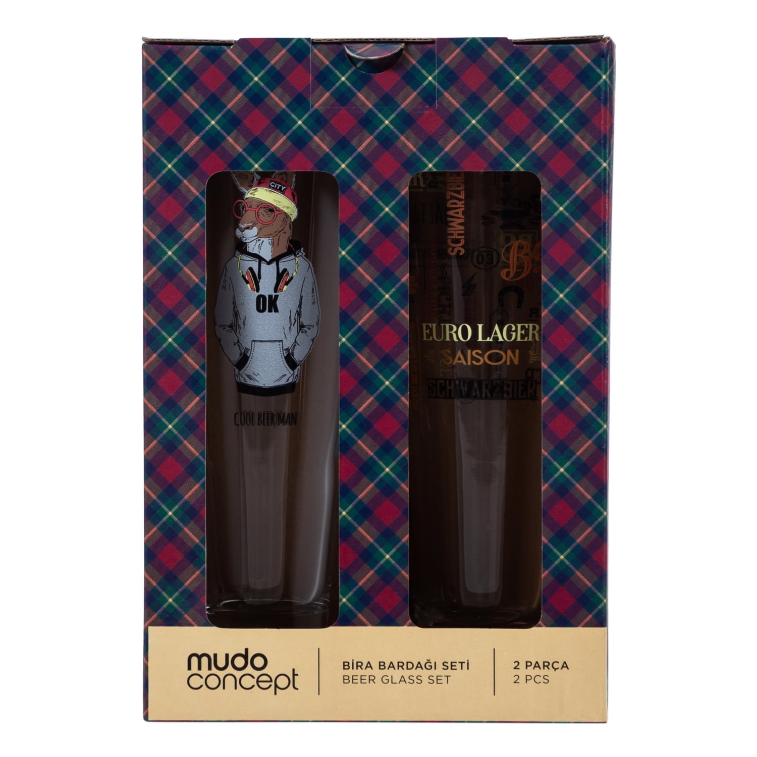 BREMEN BİRA BARDAĞI SETİ 2Lİ 340 ML