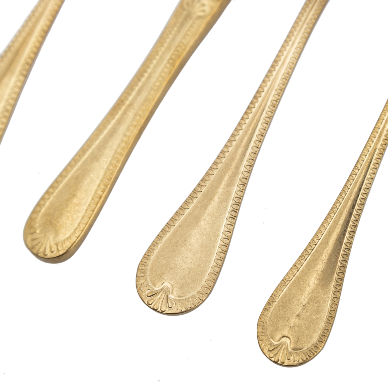 VICTORIAN 24 PARÇA ÇATAL KAŞIK BIÇAK TAKIMI-ESKİTME GOLD