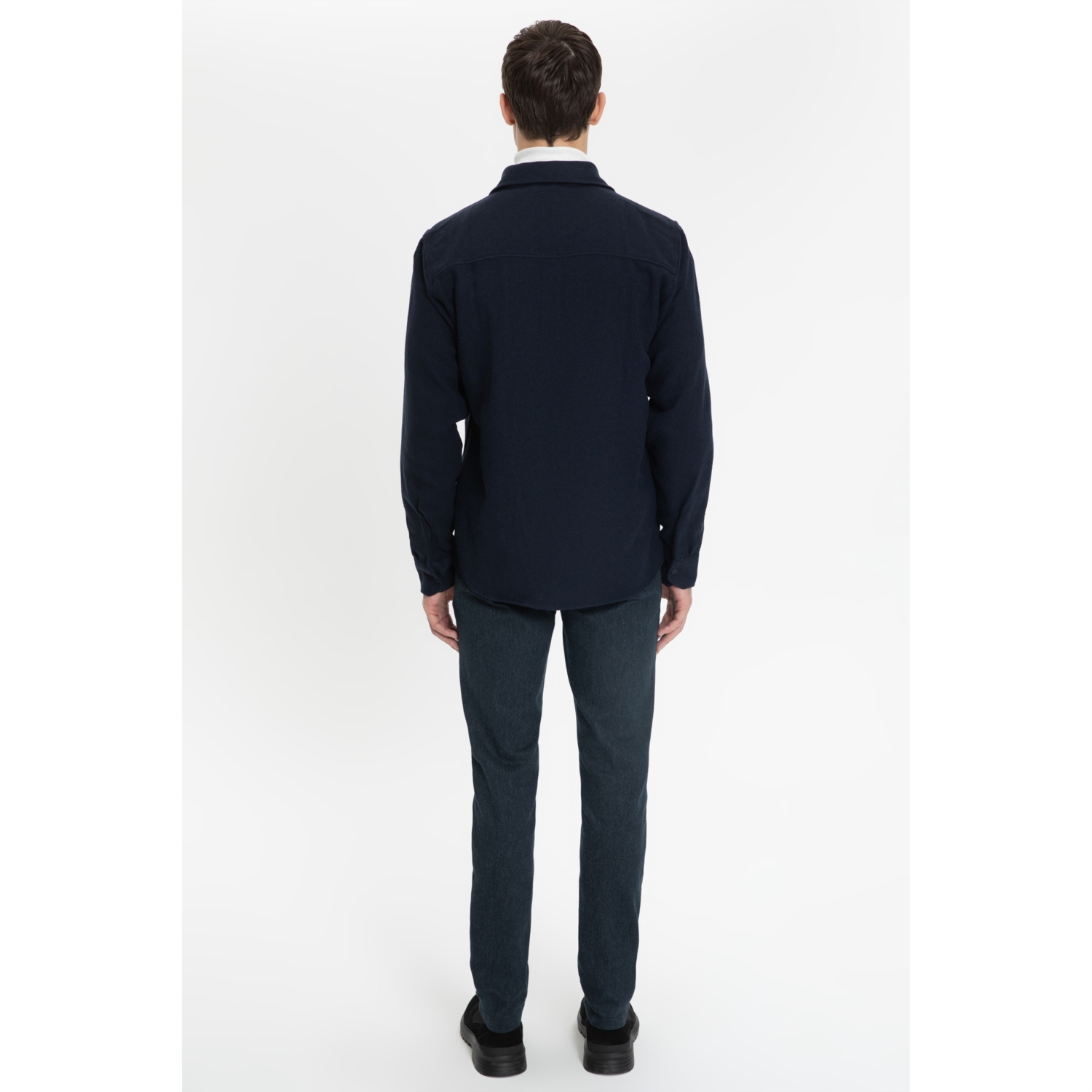 YÜN KARIŞIMLI REGULAR FIT GÖMLEK