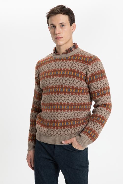  JAKARLI BİSİKLET YAKA TRİKO KAZAK