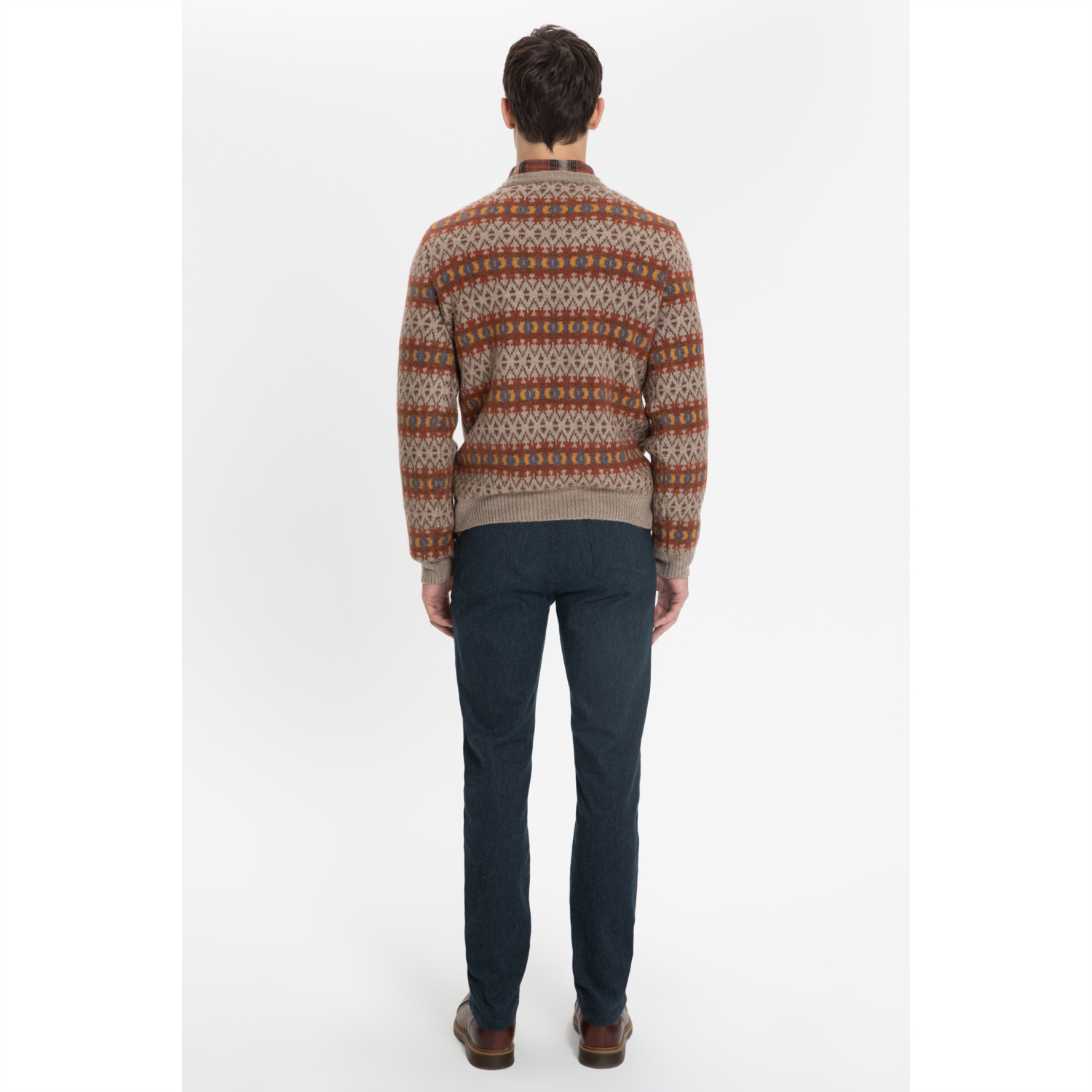 JAKARLI BİSİKLET YAKA TRİKO KAZAK