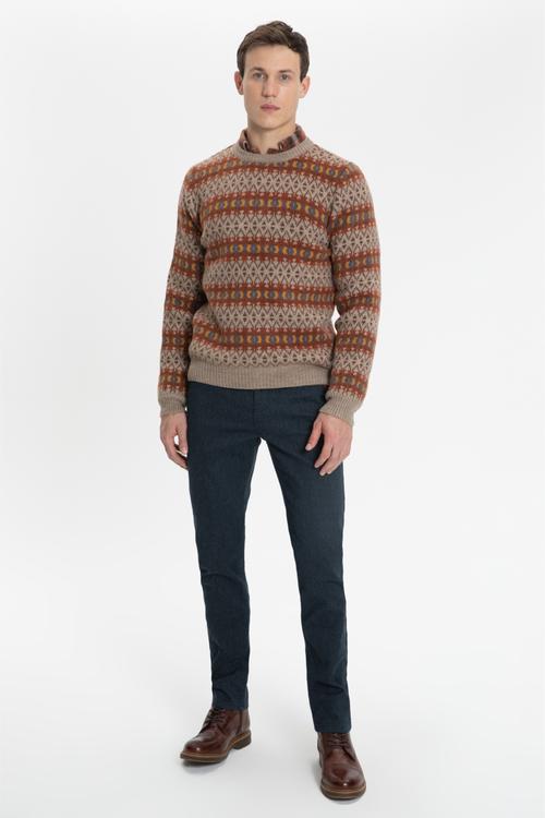  JAKARLI BİSİKLET YAKA TRİKO KAZAK