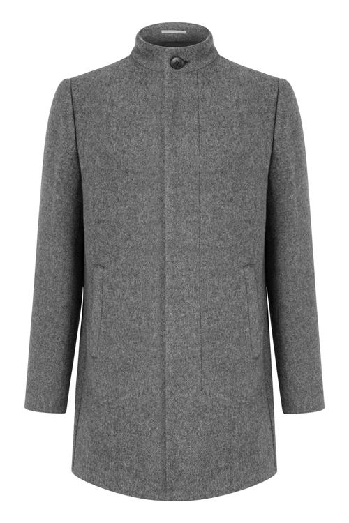  YÜN KARIŞIMLI DİK YAKA KAŞE KABAN