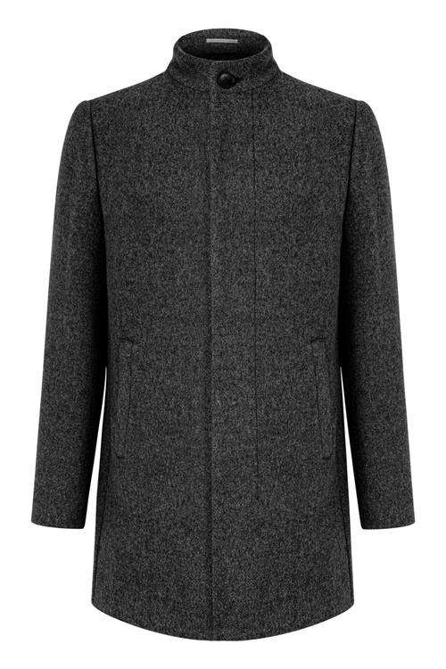  YÜN KARIŞIMLI DİK YAKA KAŞE KABAN