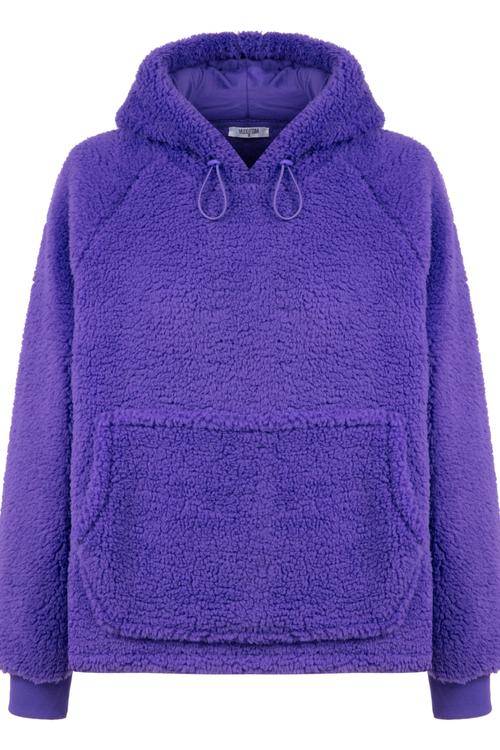  KAPÜŞONLU PELÜŞ SWEATSHIRT