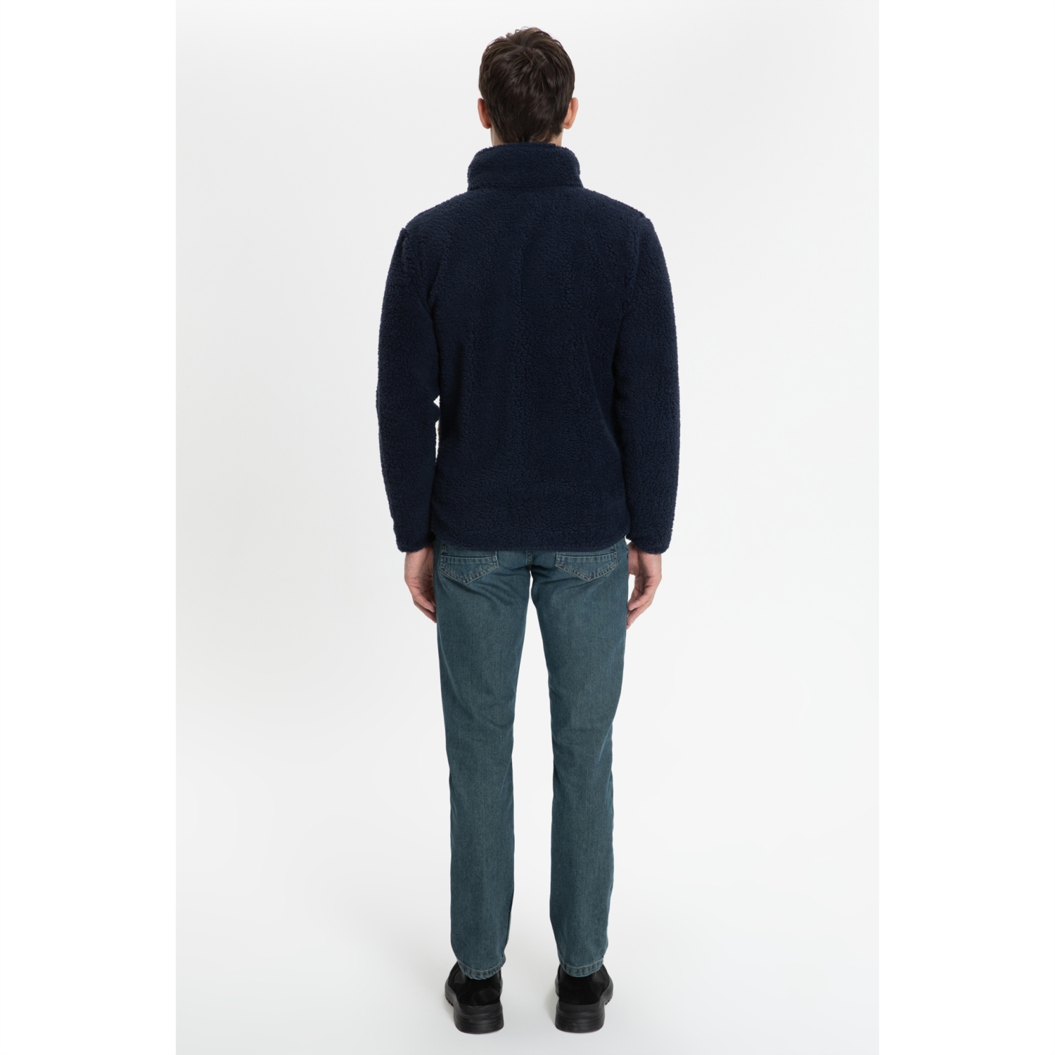 RENK BLOKLU FERMUARLI POLAR SWEATSHIRT