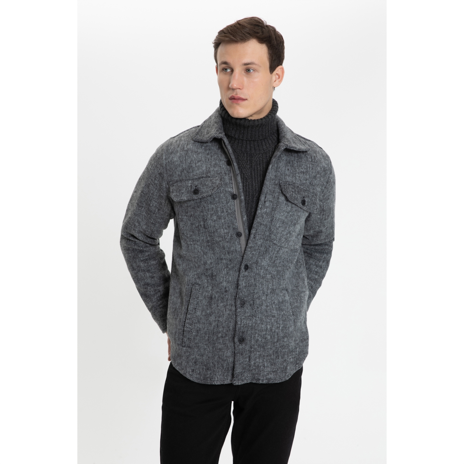 CEP DETAYLI CASUAL CEKET