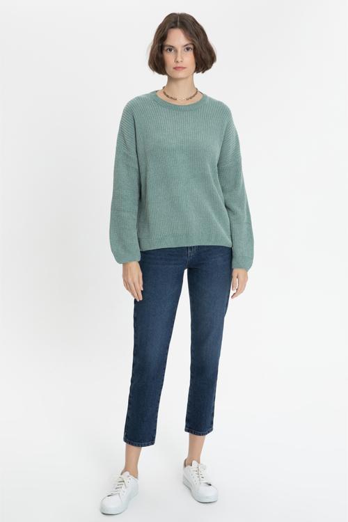  BİSİKLET YAKA TRİKO KAZAK