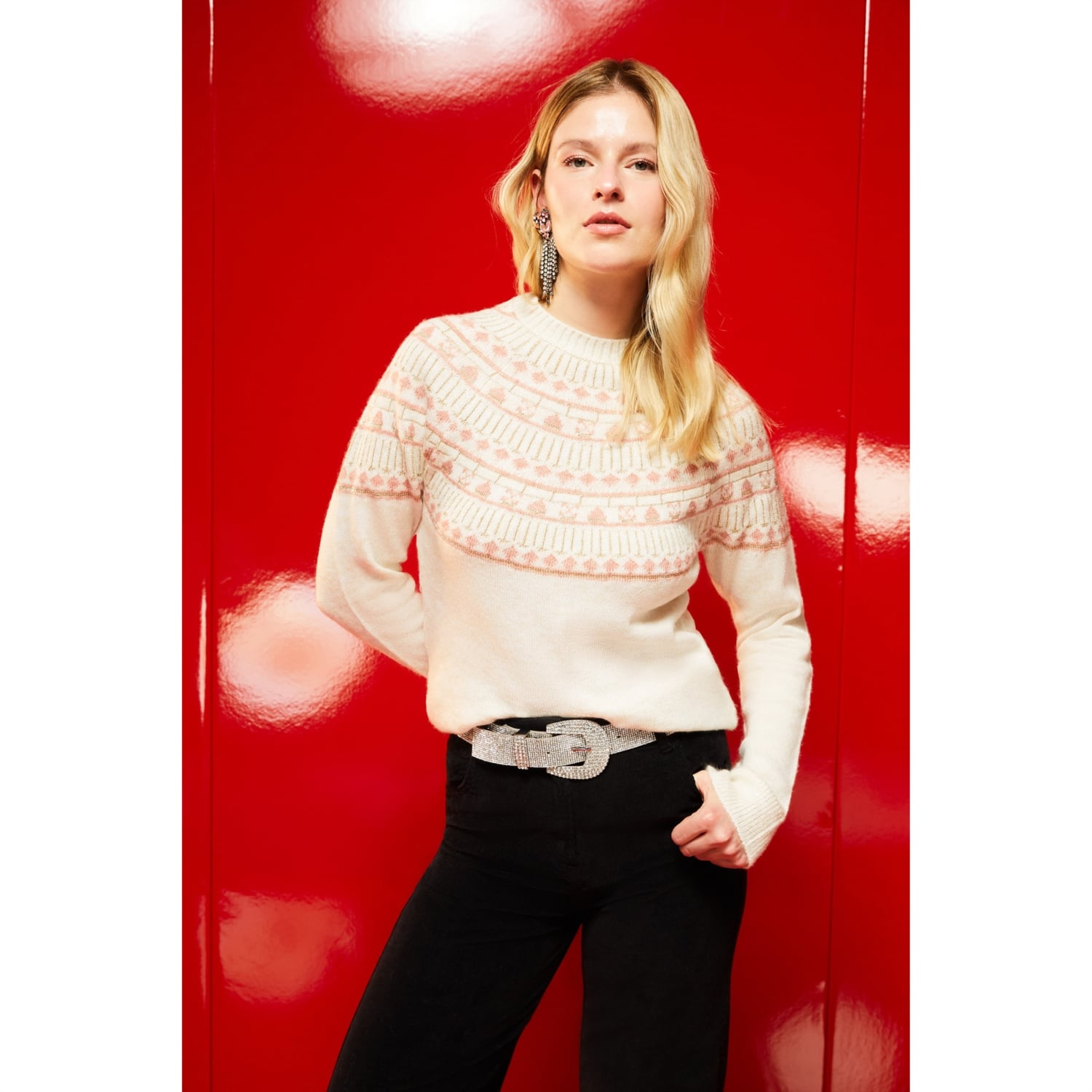 JAKARLI TRİKO KAZAK