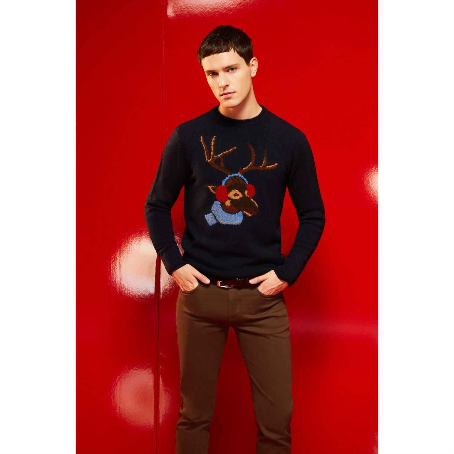 JAKARLI BİSİKLET YAKA TRİKO KAZAK