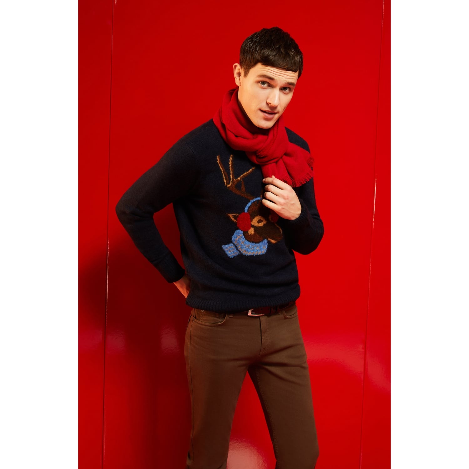 JAKARLI BİSİKLET YAKA TRİKO KAZAK