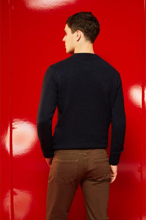  JAKARLI BİSİKLET YAKA TRİKO KAZAK