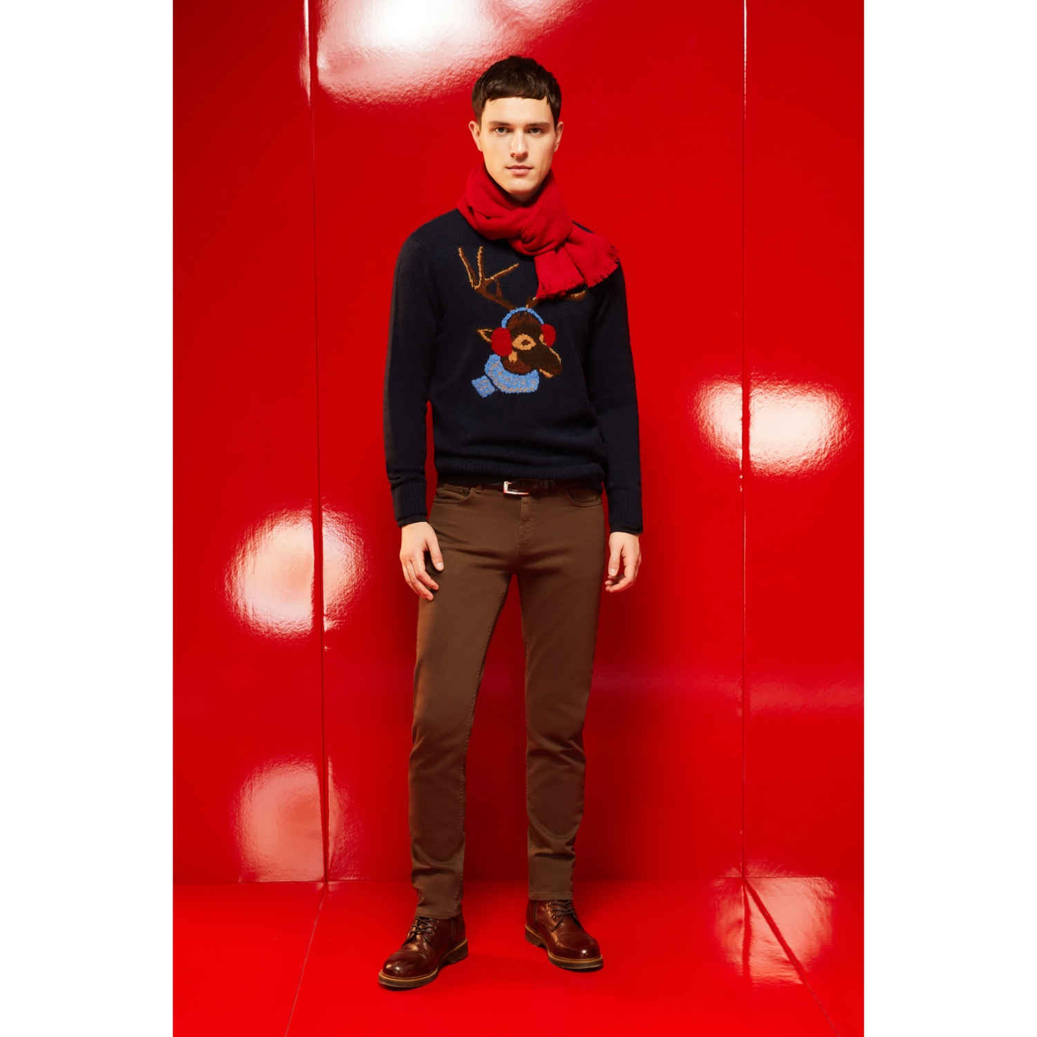 JAKARLI BİSİKLET YAKA TRİKO KAZAK