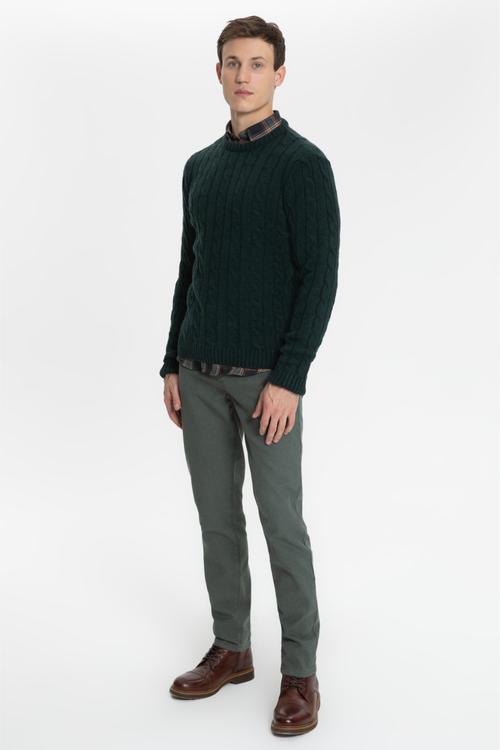  SAÇ ÖRGÜ BİSİKLET YAKA TRİKO KAZAK