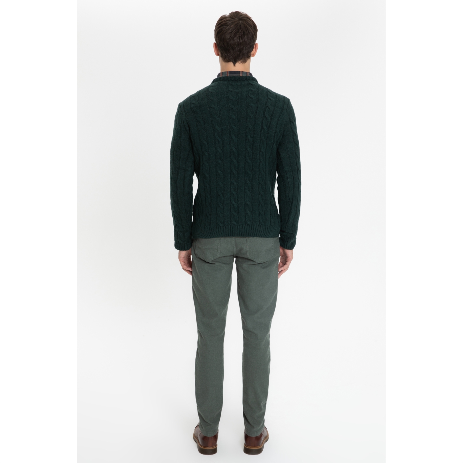 SAÇ ÖRGÜ BİSİKLET YAKA TRİKO KAZAK