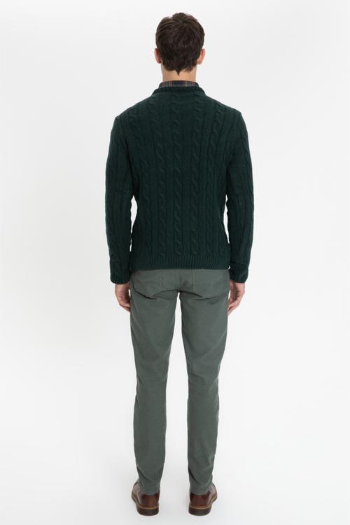  SAÇ ÖRGÜ BİSİKLET YAKA TRİKO KAZAK