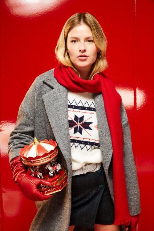  DÜĞMELİ KAŞE PALTO