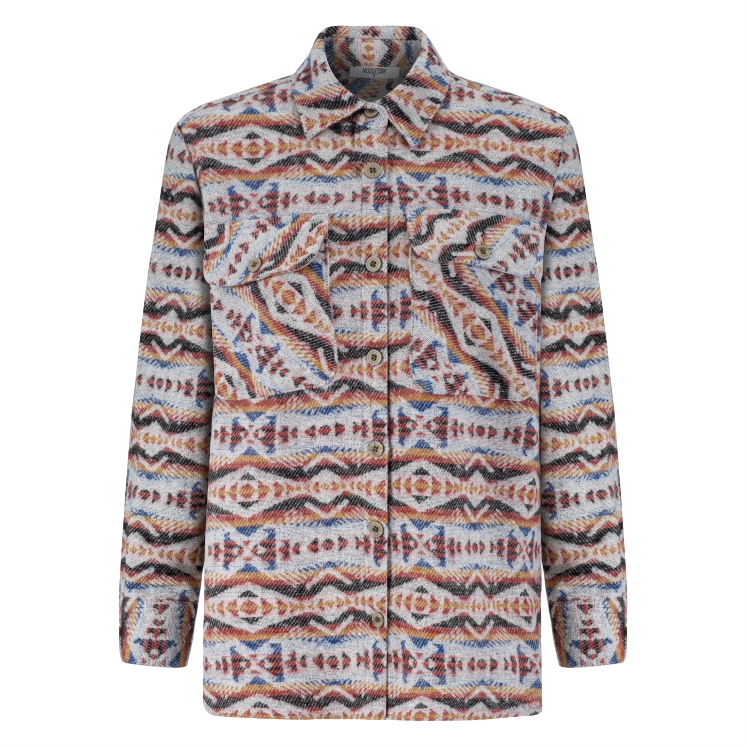 ETNİK DESENLİ REGULAR FIT GÖMLEK