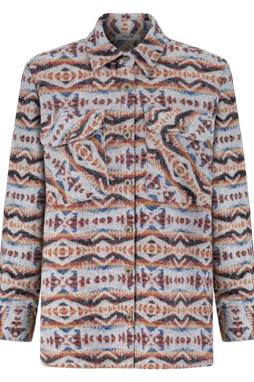  ETNİK DESENLİ REGULAR FIT GÖMLEK