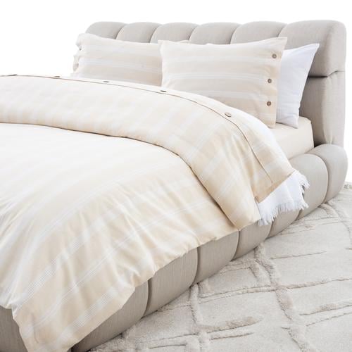  BRIE ÇİFT KİŞİLİK NEVRESİM TAKIMI BEJ 200X220