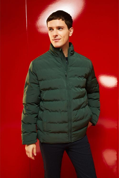 DİK YAKA ŞİŞME MONT