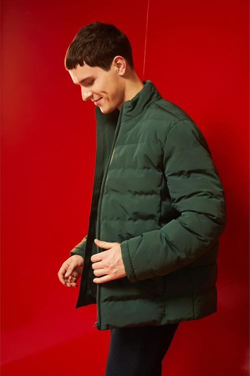 DİK YAKA ŞİŞME MONT