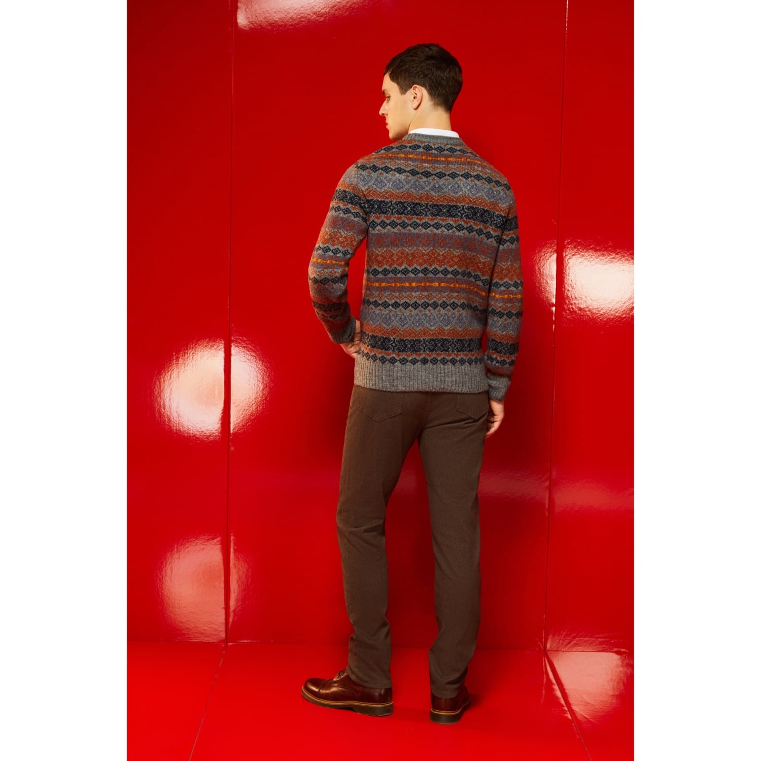 JAKARLI BİSİKLET YAKA TRİKO KAZAK