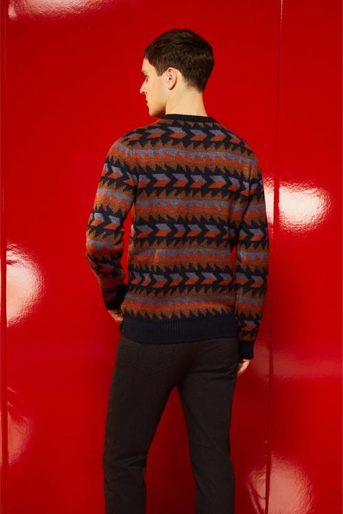  JAKARLI BİSİKLET YAKA TRİKO KAZAK