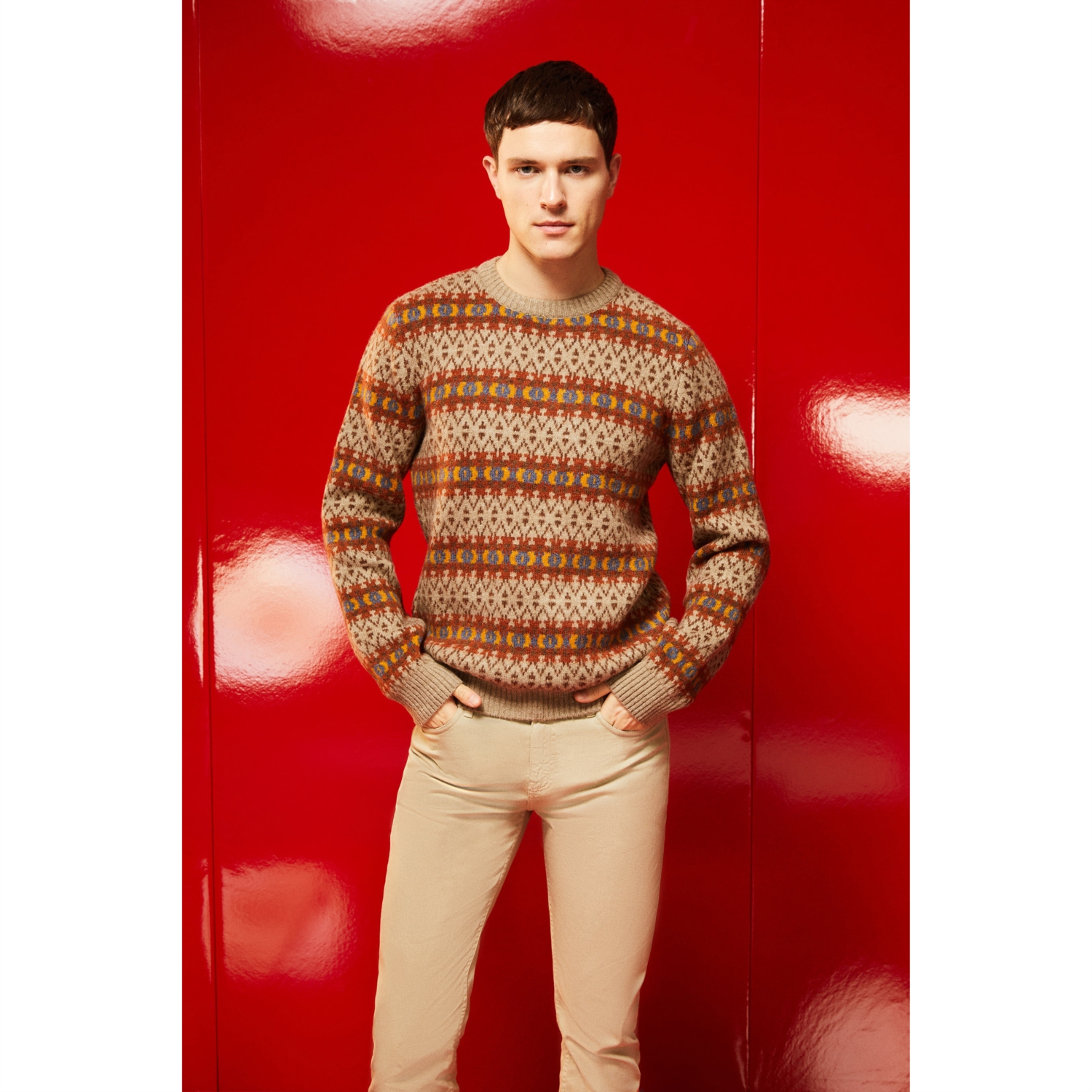 JAKARLI BİSİKLET YAKA TRİKO KAZAK