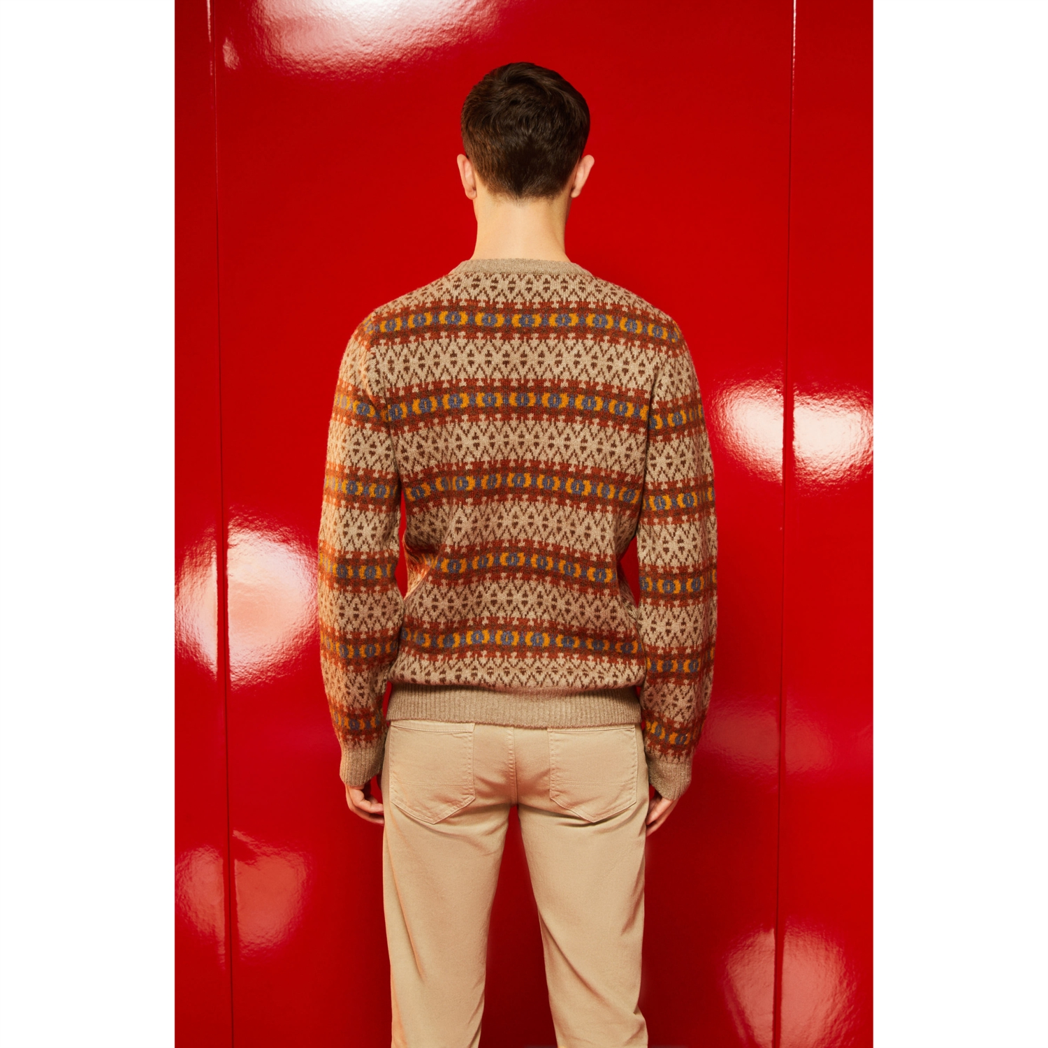 JAKARLI BİSİKLET YAKA TRİKO KAZAK