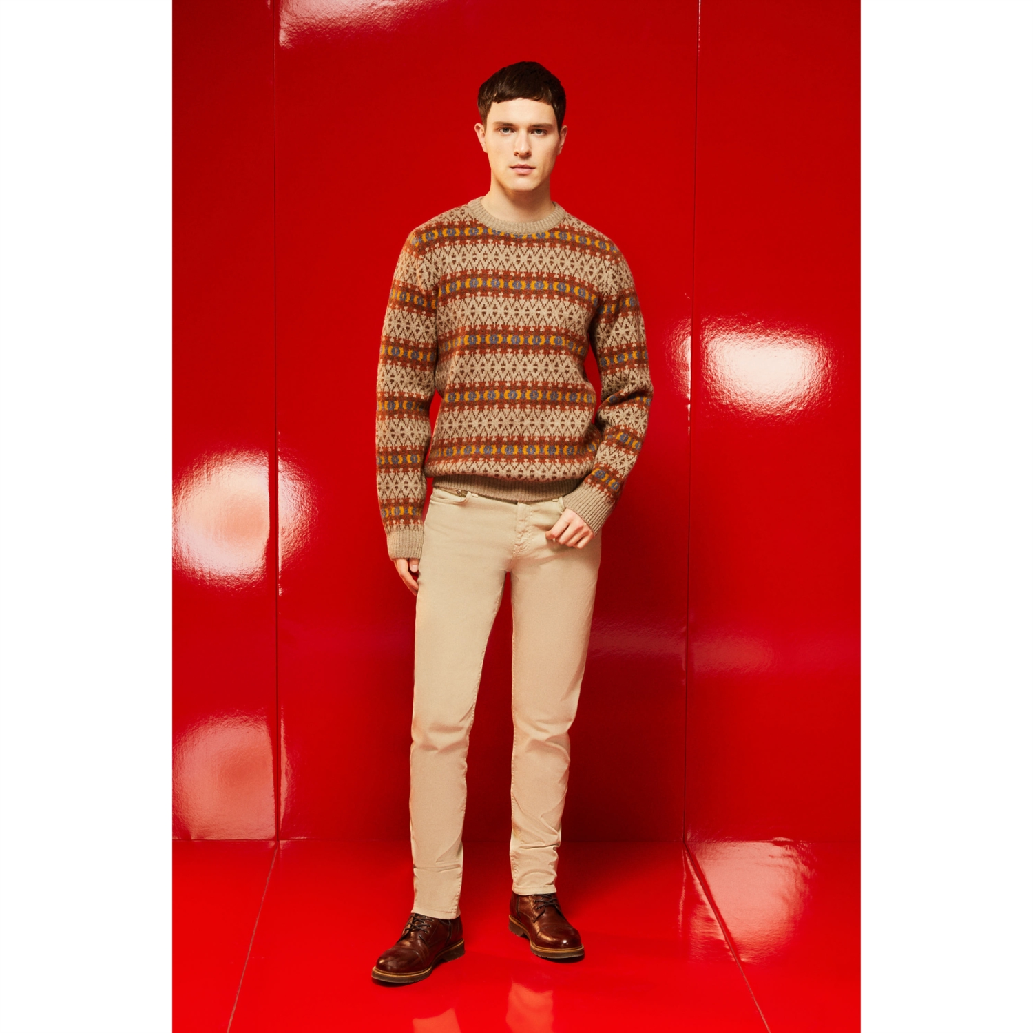 JAKARLI BİSİKLET YAKA TRİKO KAZAK