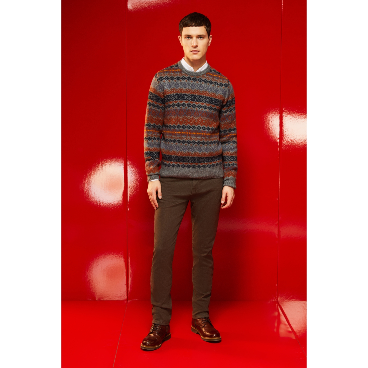 JAKARLI BİSİKLET YAKA TRİKO KAZAK