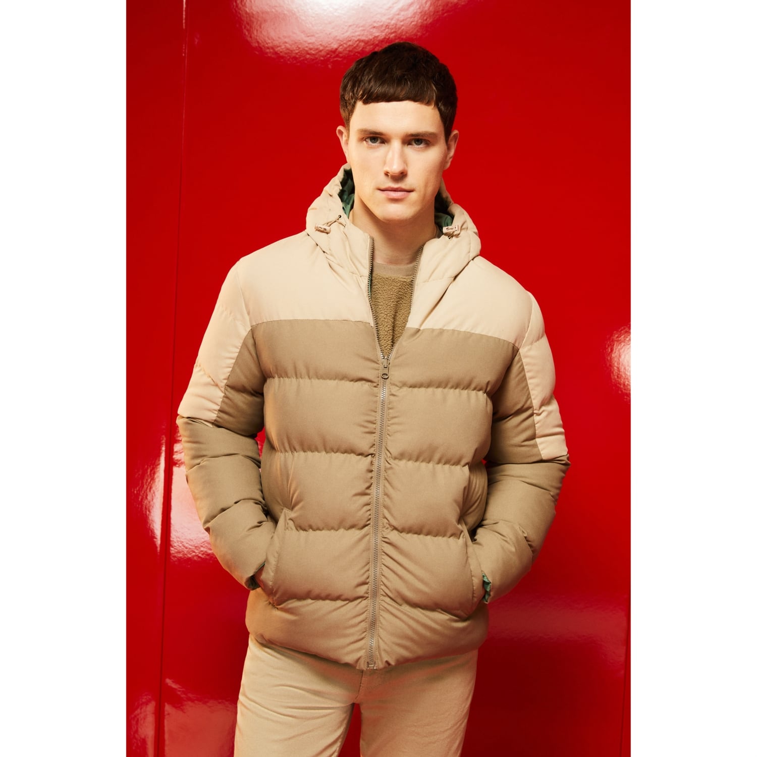 KAPÜŞONLU ÇİFT TARAFLI ŞİŞME MONT