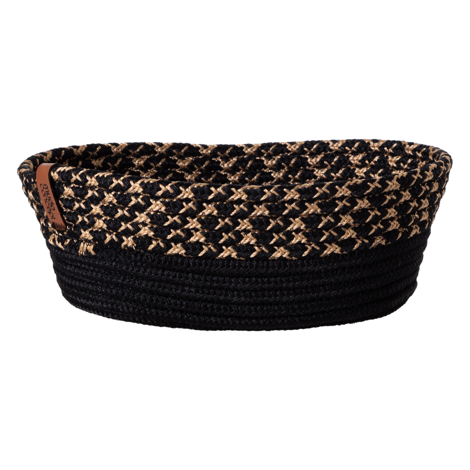 NATURAL EKMEK SEPETİ 14X25 CM -SİYAH