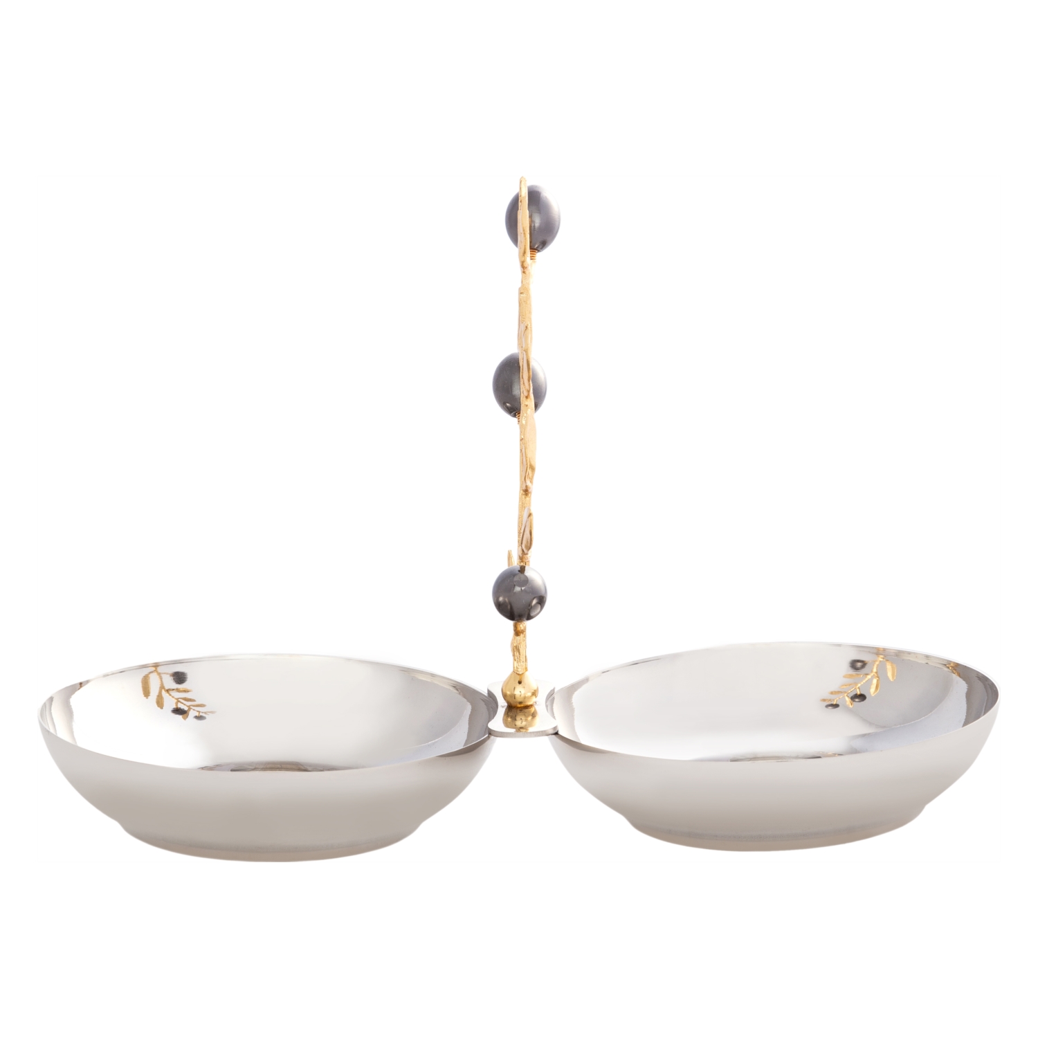 OLIVE BRANCH 2Lİ DEKORATİF KASE 17X25CM