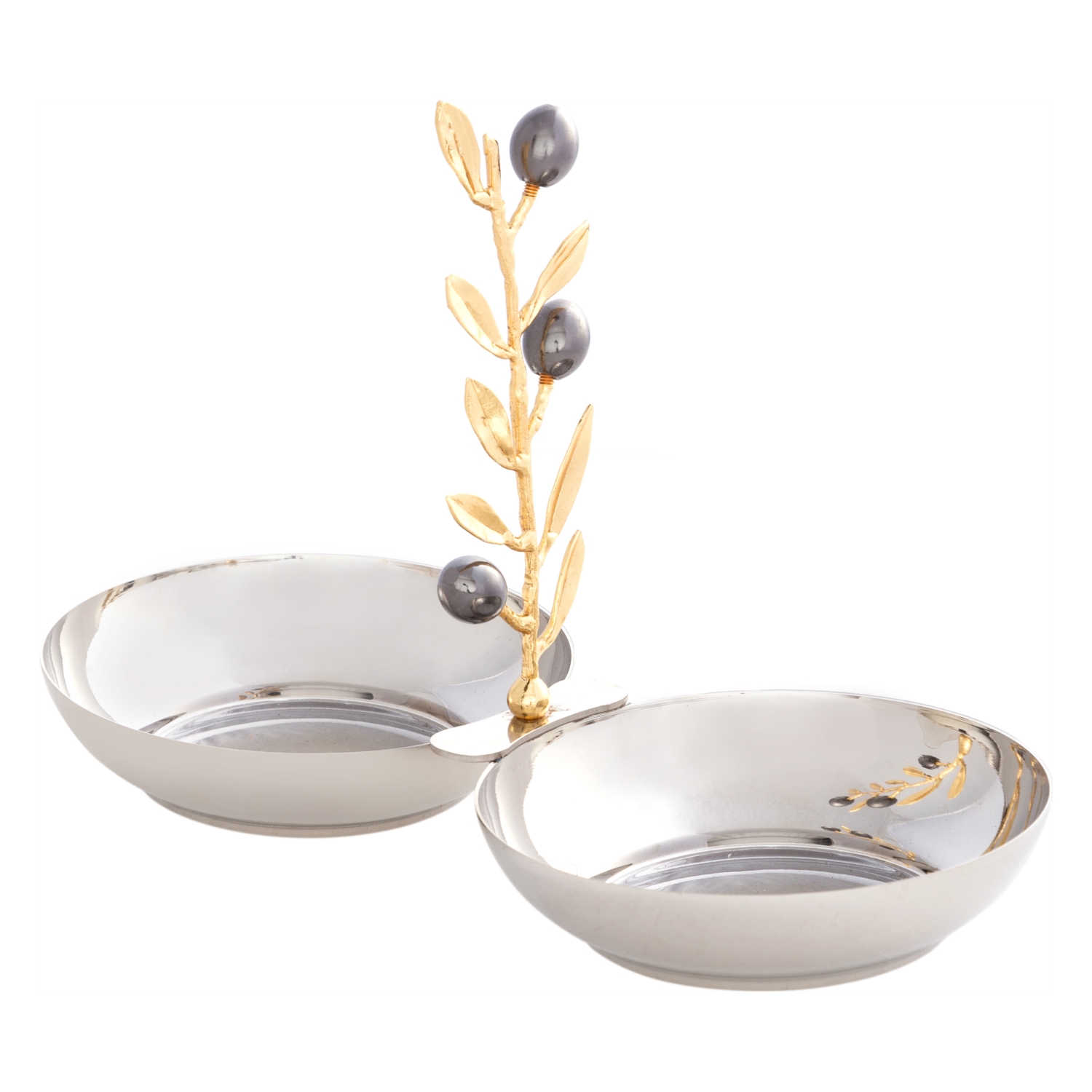 OLIVE BRANCH 2Lİ DEKORATİF KASE 17X25CM