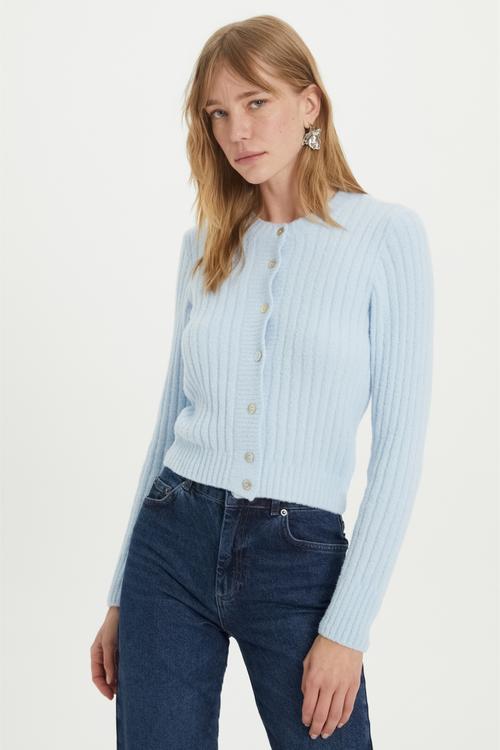  BİSİKLET YAKA TRİKO HIRKA