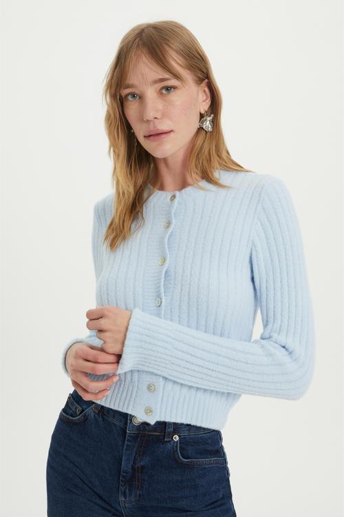  BİSİKLET YAKA TRİKO HIRKA