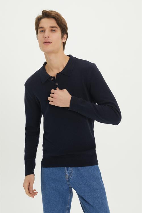  POLO YAKA TRİKO KAZAK