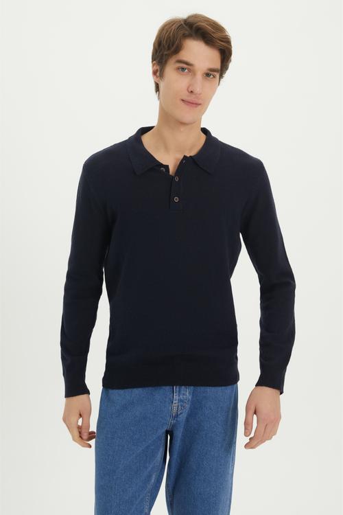  POLO YAKA TRİKO KAZAK