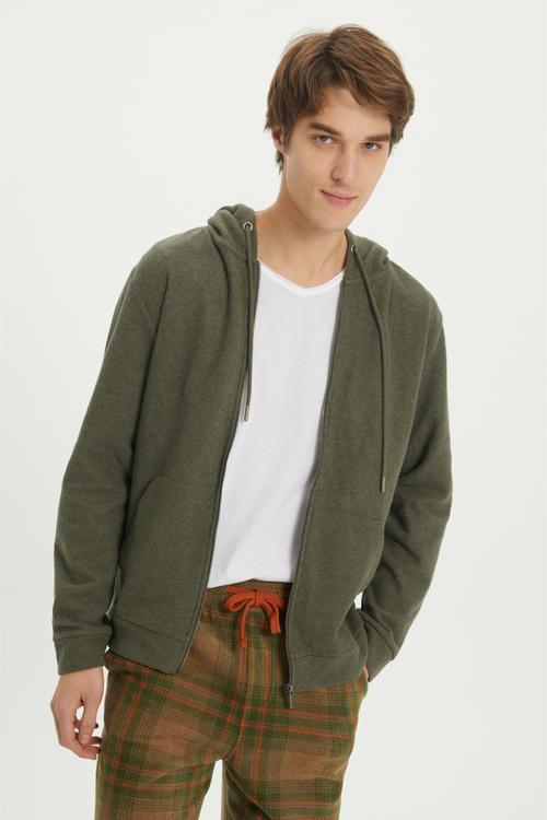  KAPÜŞONLU FERMUARLI HIRKA